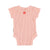 short sleeve bodysuit | light pink w/ lips print
