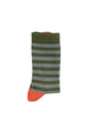 Short socks | Green & blue stripes