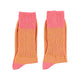 Short socks | Orange & pink