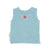 baby sleeveless t´shirt | blue w/ "32 degrees" print