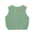 sleeveless top | green w/ "hot hot" print