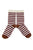 Socks | Eru & bordeaux stripes