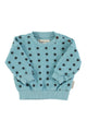 Baby Sweatshirt  | Blue w/ black stars