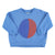Sweatshirt | Blue w/ multicolor circle print