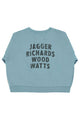 Sweatshirt | Blue w/ "rock stars" print