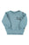 Baby Sweatshirt | Blue w/ "rock stars" print