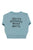 Baby Sweatshirt | Blue w/ "rock stars" print