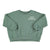 Sweatshirt | Green w/ "red cross" print