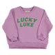 Sweatshirt | Mauve w/ "lucky luke" print