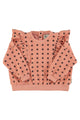Sweatshirt | Pink w/ black stars