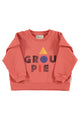 Sweatshirt | Pink w/ "groupie" print