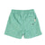 baby swim shorts | blue w/ green animal print