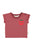 Baby T'shirt | Bordeaux w/ apple print
