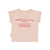 Baby t'shirt | Light pink w/ multicolor house print