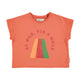 T'shirt | Orange w/ multicolor print