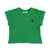 t'shirt | green w/ black logo print