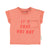 baby t'shirt | terracotta w/ "hot hot" print
