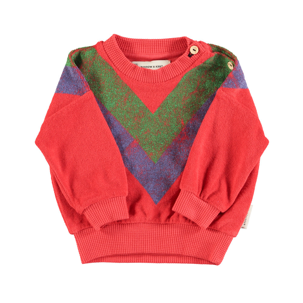 Red sweatshirt baby 2025