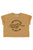 Terry cotton t'shirt | Mustard w/ tiger print
