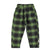 Trousers | Green & black checkered