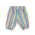 Unisex baby trousers | Green w/ multicolor stripes
