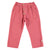 Unisex trousers w/ buttons | Strawberry checkered