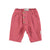 Baby unisex trousers w/ buttons | Strawberry checkered