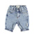 Baby unisex denim trousers | Washed light blue
