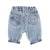 Baby unisex denim trousers | Washed light blue