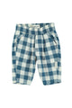 Baby Unisex trousers | Blue & white checkered