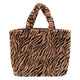 XL bag | Animal print faux fur