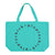 XL logo bag | turquoise