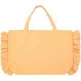 Peach XL logo bag with frills
