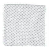 XXL swaddle/blanket | Ecru w/ little hearts