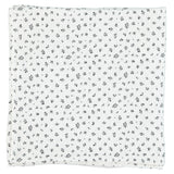 XXL swaddle / blanket | ecru w/ little flowers