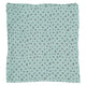 XXL swaddle / blanket | green w/ little flowers