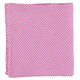 XXL swaddle / blanket | lavender w/ blue little hearts