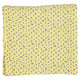 XXL swaddle / blanket | yellow w/ blue little flowers