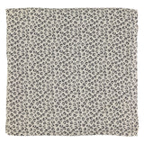 XXL swaddle/blanket | Light grey w/ animal print