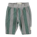 Baby Jogging Pants Grey & Green Stripes