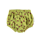 Baby Shorties Pistachio Green with Little Flowers