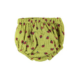 Baby Shorties Pistachio Green with Little Flowers