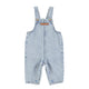 baby dungarees | washed blue denim