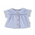 baby peter pan collar shirt | light blue soft denim