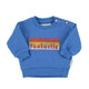 baby sweatshirt | blue w/ "fantastic" print