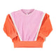 baby sweatshirt | orange & lavender