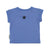 baby t'shirt | blue w/ "feelin' alive" print