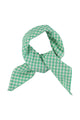 bandana | green & ecru checkered