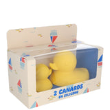 Yellow Bath Ducks | Set of 2
