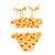 bikini |  yellow w/ red bows